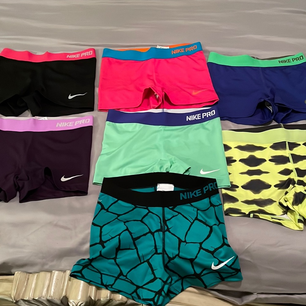 Like new Nike pro shorts. Only worn a handful of times.